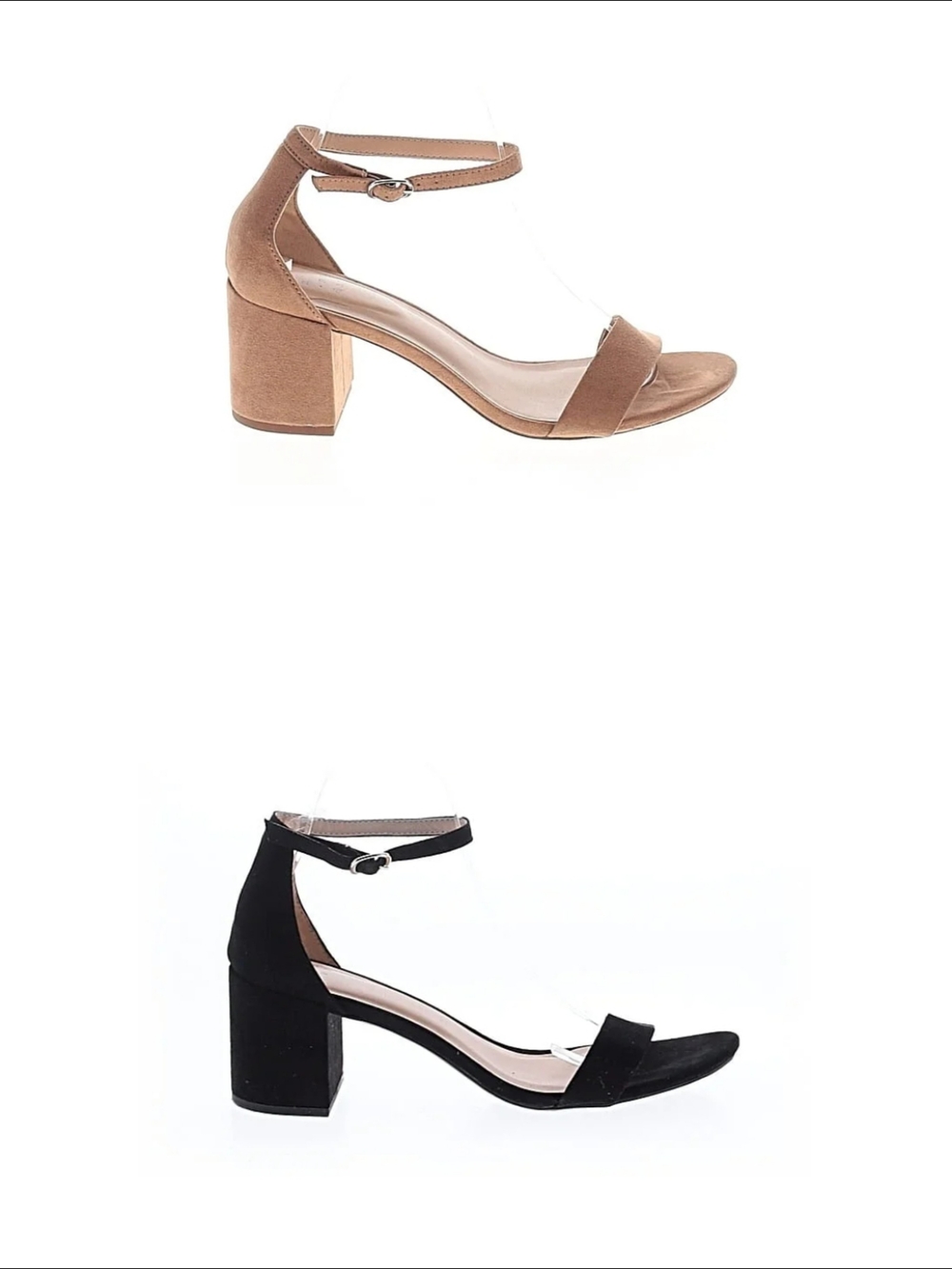 A New Day Heels Nude & Black Size 7.5 - Picture 13 of 13
